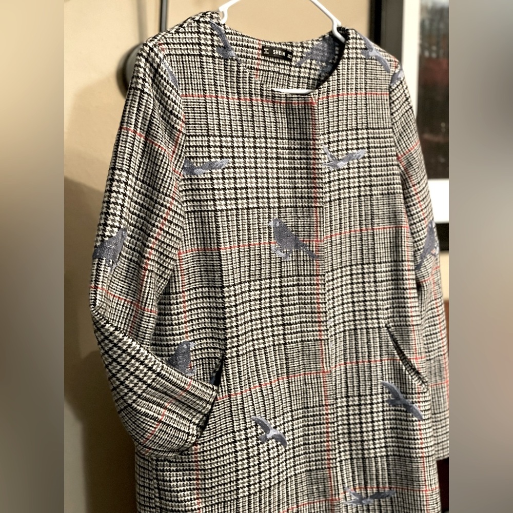 NEW Bird Embroidered Coat - Picture 11 of 16